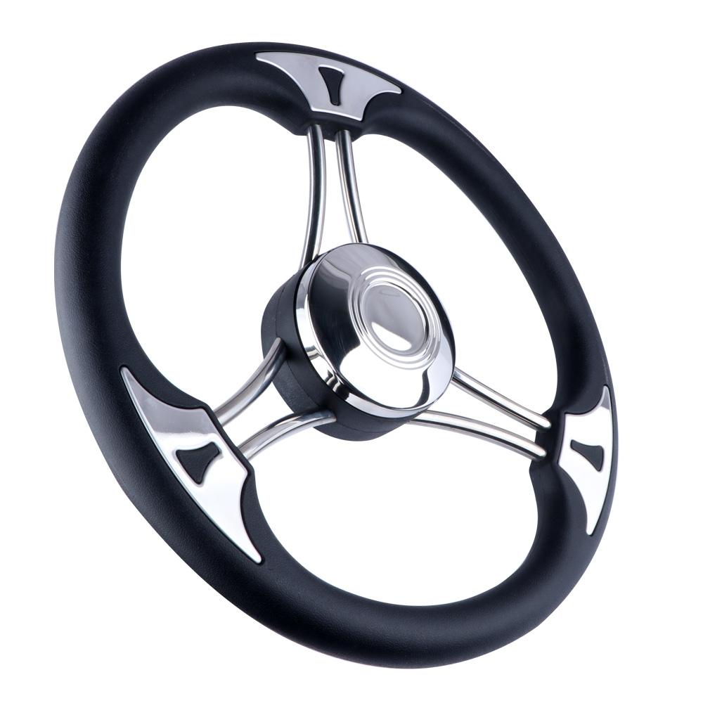 Fishing Boat Steering Wheel - Volant de bateau ANDYMARINE en acier