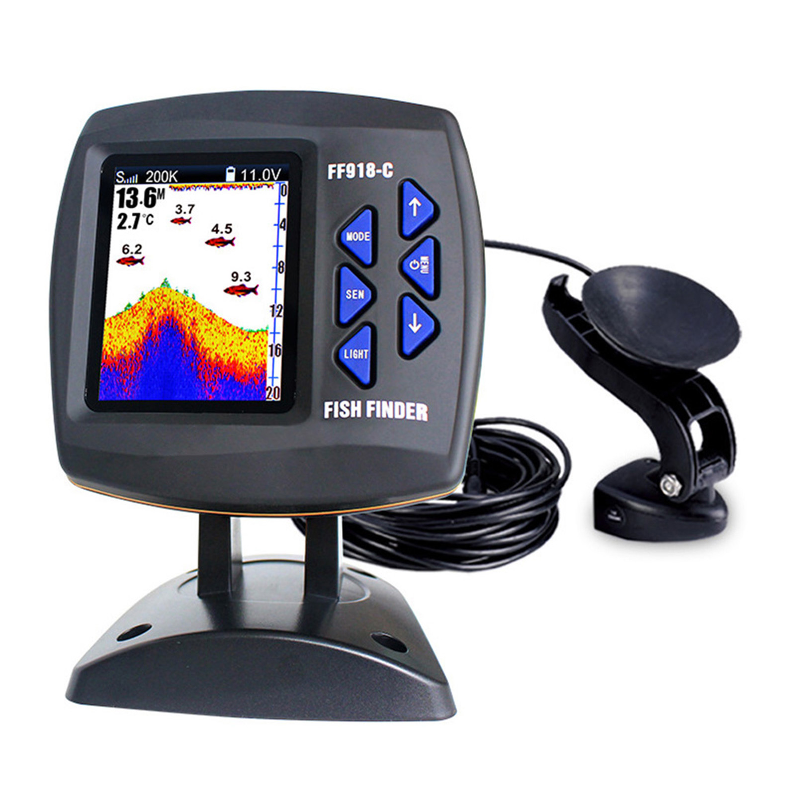 Écran couleur détecteur de poi - Fishing Boat Depth Finder avis et prix