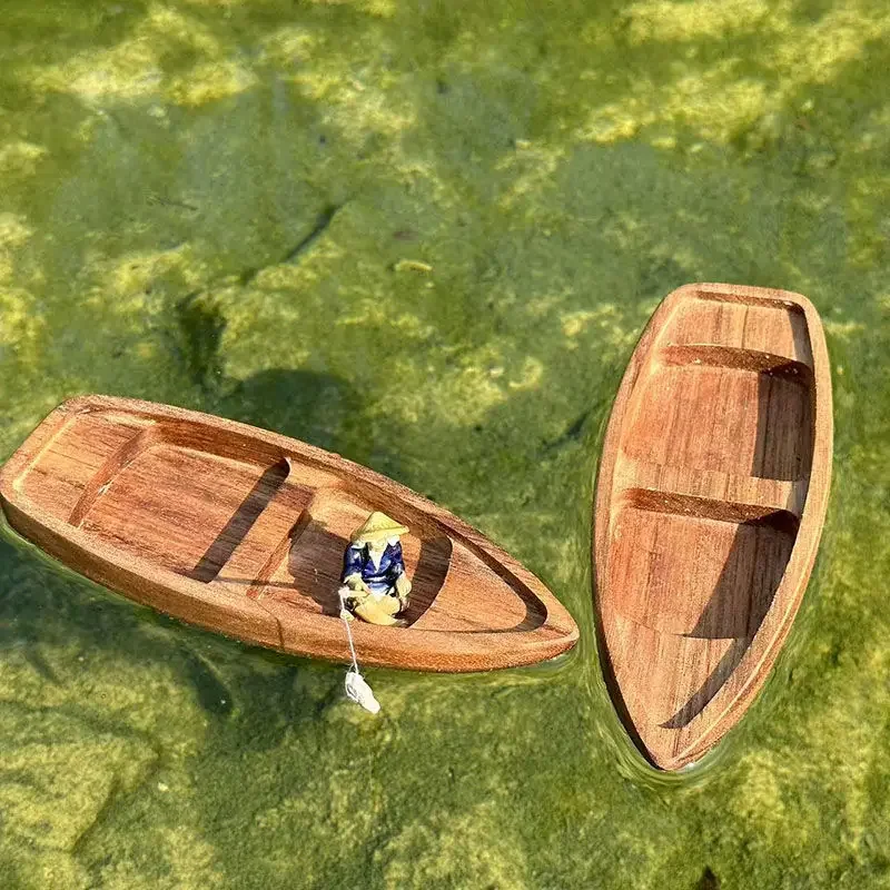 Bateau en bois fait à la main, - Fishing Boat Oar avis et prix